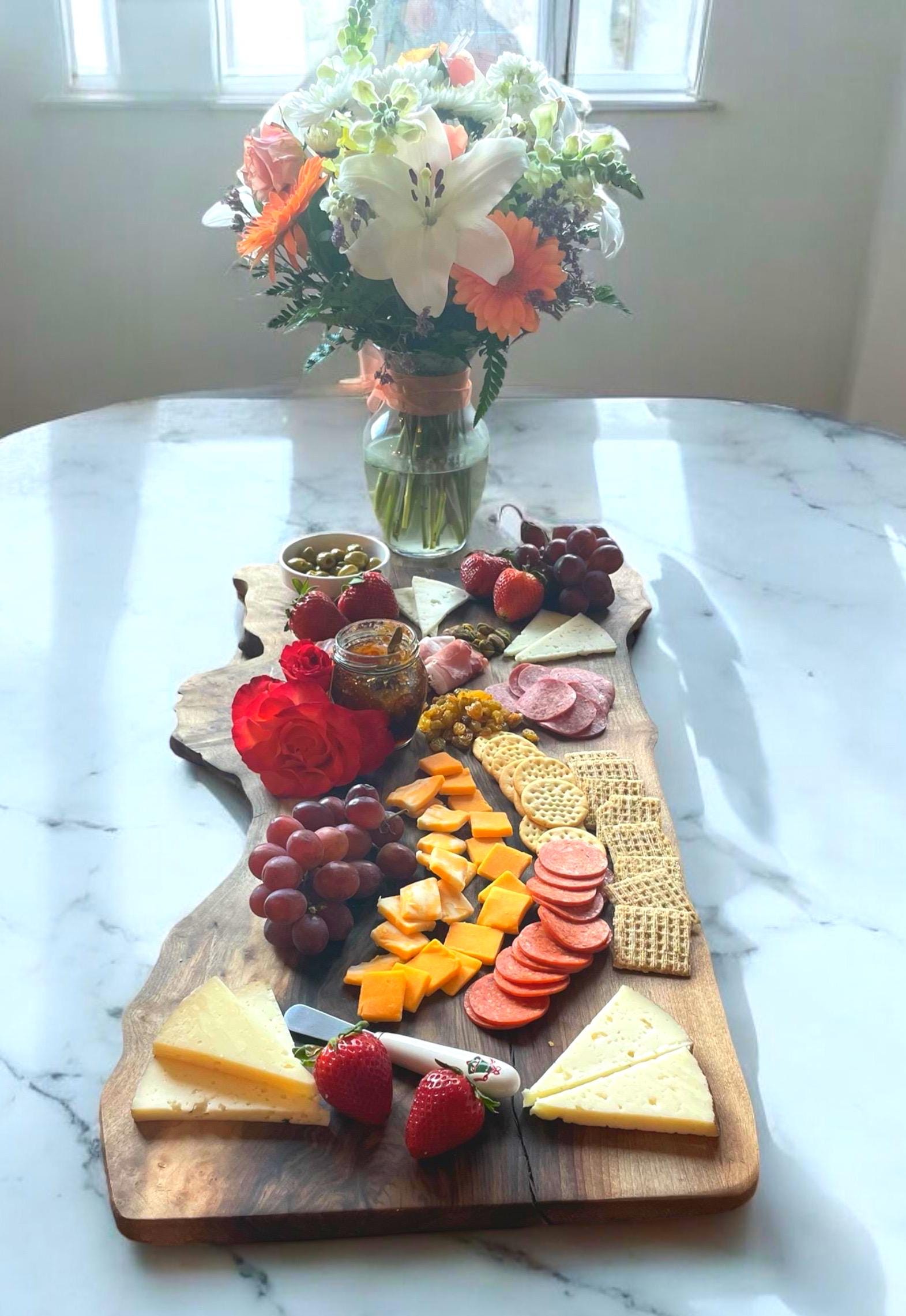 Handmade Live Edge Charcuterie Board