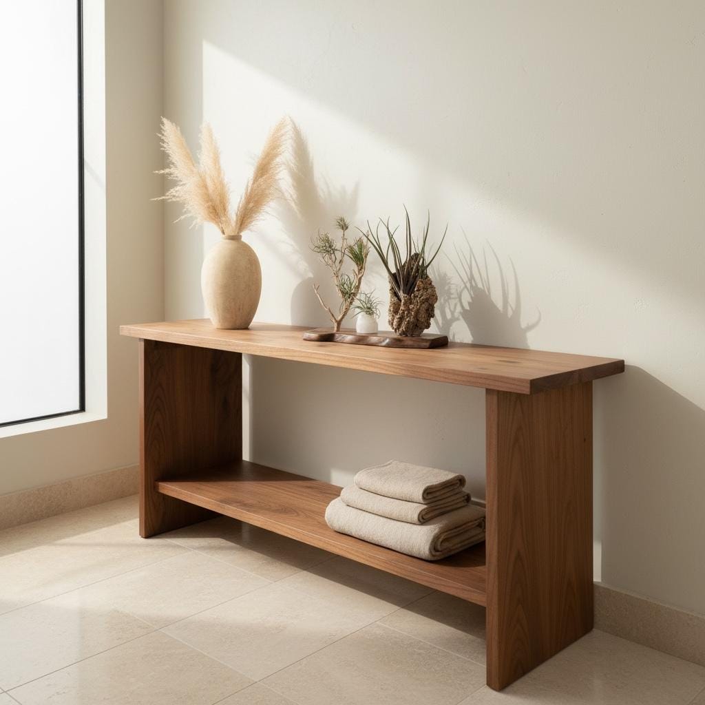 Sculptural Air Plant & Wood Art with Premium Air Plant Collection | Huge Statement Tillandsia, Live Edge Walnut, Manzanita and Cork Wood